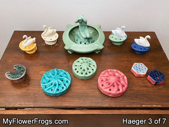 My Haeger Flower Frog Collection